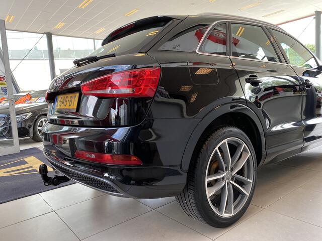 Audi Q3 1.4 TFSI CoD S-LINE Design Pro Line Plus,Automaat,Navigatie,Parkeerassistent,Spraakbediening,Trekhaak Elektrisch,Climate&Cruisecontrol,Comfortstoelen met Stoelverwarming,Keyless,V&A Sensoren,19 Inch Lmv
