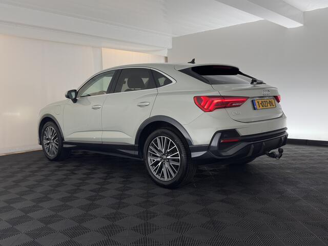 Audi Q3 Sportback 45 TFSI e Advanced Edition (Plug-in) (INCL.BTW) Aut. *FULL-LED | HEATED-SPORTSEATS | DIGI-COCKPIT | DAB+ | KEYLESS | NAVI-FULLMAP | PRIVACY-GLASS | BLINDSPOT | SHIFT-PADDLES | ECC | PDC | 19''ALU | TOWBAR*
