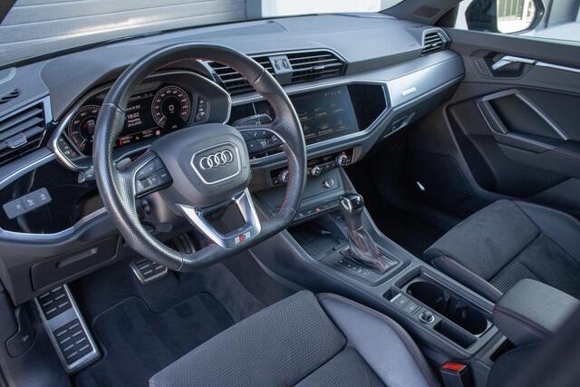 Audi Q3 Sportback 45 TFSIe S line B&O Camera Sfeerverlichting Trekhaak Rode Stiksels