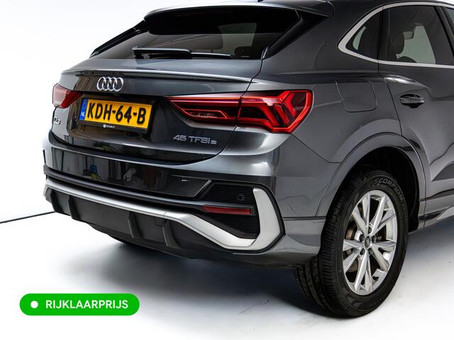 Audi Q3 Sportback 45 TFSI e S Edition 245 PK | 2x S-Line | Elec. achterklep | 360 Camera | Virtual cockpit | Navigatie | Cruise control, Apple Carplay, Android auto