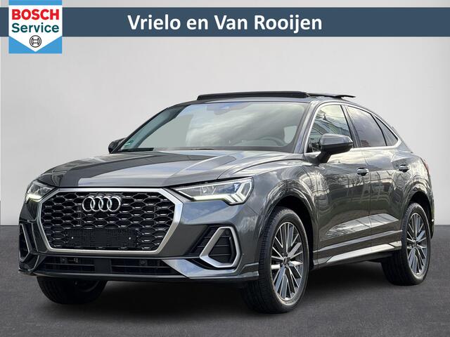 Audi Q3 Sportback 35 TFSI Automaat S Edition | 19" Lichtmetalen Velgen | Airco | Panorama-schuifdak | Audi sound system | Navigatie| Audi virtual cockpit | Lederen Bekleding | S Line exterieur( Vestiging - Vianen Tel: 0347-371248 )