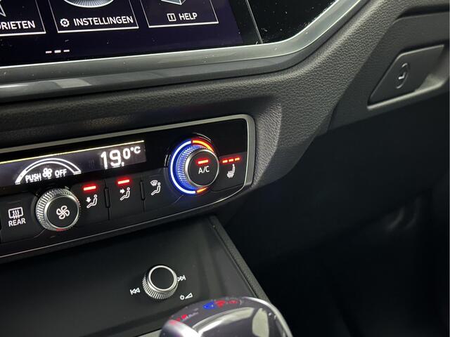 Audi Q3 Sportback 45 TFSI e 245pk S-Line | #RS-Leder | ACC | Trekhaak | Zwarte Hemelbekleding | Navi Plus | Lane Assist | Dodehoek | Lane-Assist | Stoelverwarming | Climate-Control | LED | Interieur-Voorverwarming | Bovag Garantie |