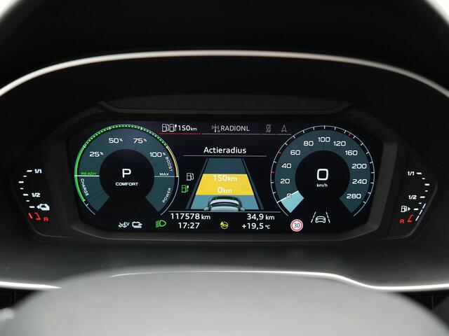 Audi Q3 Sportback 45 TFSI e 2x S Line PHEV 245pk Dealer O.H. | Trekhaak Af Fabriek | Blis | Sportstoelen Verwarmd | Apple Carplay | Sfeerverlichting | Navigatie | DAB | 19"L.M | Virtual | Plug In Hybrid |