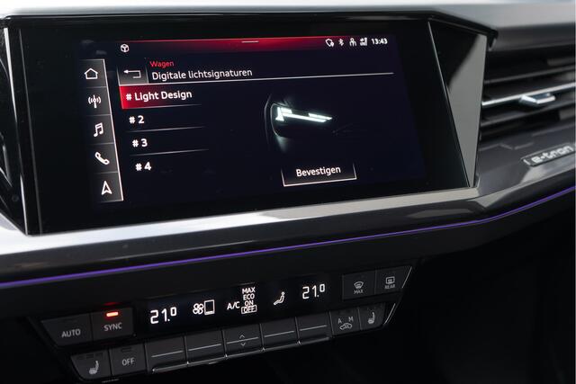 Audi Q4 Sportback e-tron 40 / 2x S-line/ Sonos/ Head-Up/ Ruit-leder/ Adaptive Cruise Control/ Panoramadak/ 150kW (204PK)
