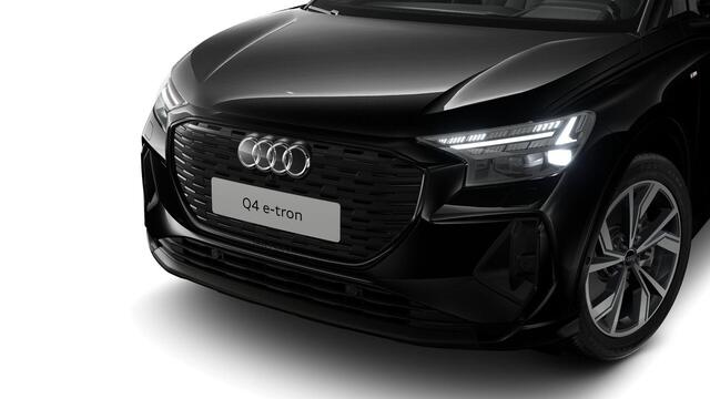 Audi Q4 Sportback e-tron 40 S edition 77 kWh 204pk | Navigatie | Stoelverwarming | Dynamic pakket | 20 inch lichtmetalen velgen | Optiek pakket zwart