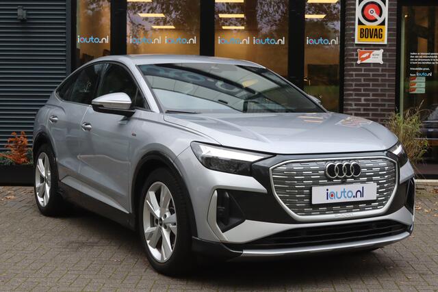 Audi Q4 Sportback e-tron 40 S edition 77 kWh S-Line/Camera/Keyless/Head-up/Elek. klep/ACC/20"/Trekhaak wegkl.