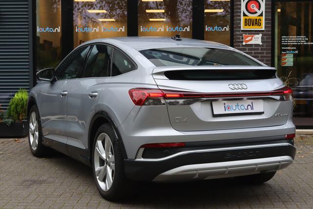 Audi Q4 Sportback e-tron 40 S edition 77 kWh S-Line/Camera/Keyless/Head-up/Elek. klep/ACC/20"/Trekhaak wegkl.