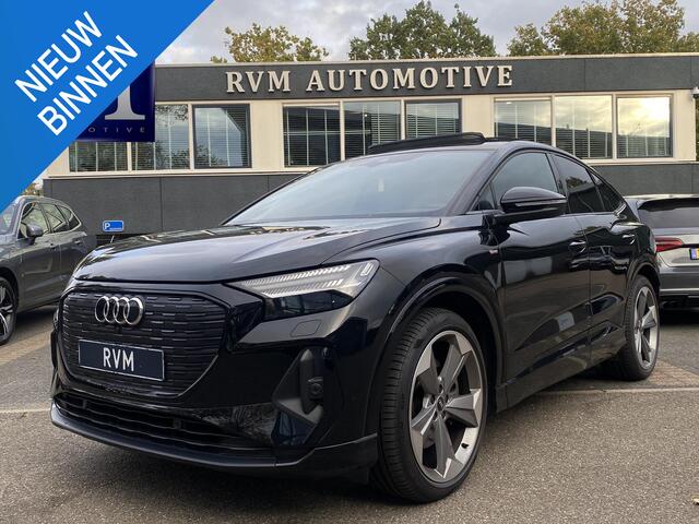 Audi Q4 Sportback e-tron 50 quattro 77 kWh S LINE in- exterieur | HEAD UP DISPLAY | ELECTR. STOELEN+GEHEUGEN | PANORAMADAK RIJKLAARPRIJS INCL. 12MND BOVAG | DEALER ONDERHOUDEN