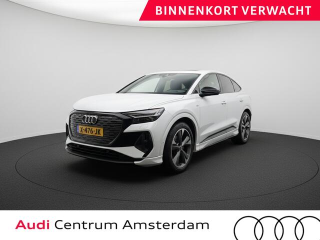 Audi Q4 Sportback e-tron 40 S edition 77 kWh 204 pk | Navigatie | Parkeersensoren (Park assist) | Achteruitrijcamera | Stoelverwarming | S-Line |