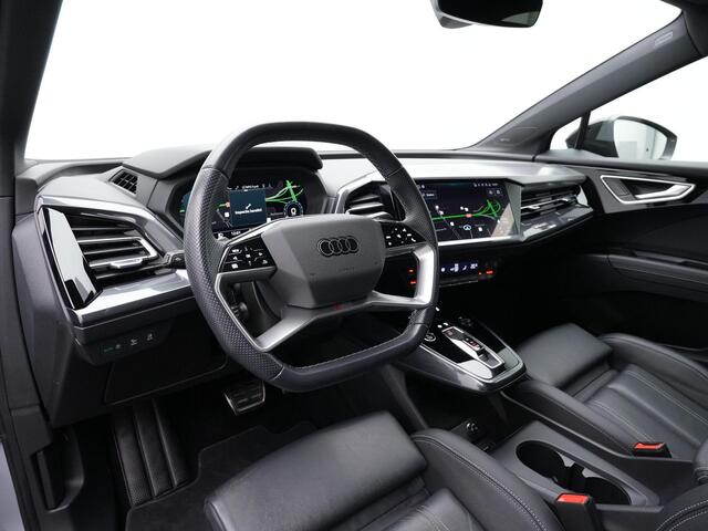 Audi Q4 Sportback e-tron 40 S-Line 82 kWh 204 pk | Panoramadak | Demperregeling | Twinleder | Matrix LED | Sonos