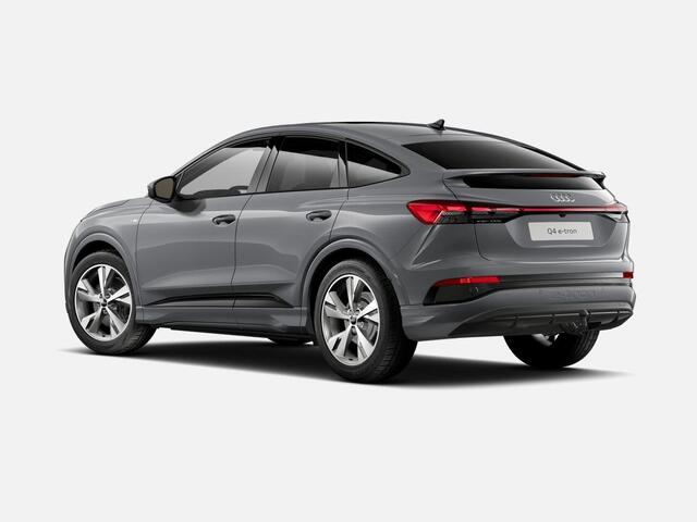 Audi Q4 Sportback e-tron 40 S Edition 204 PK · Trekhaak elek. wegklapbaar · Stuurverwarming · Glazen panoramadak