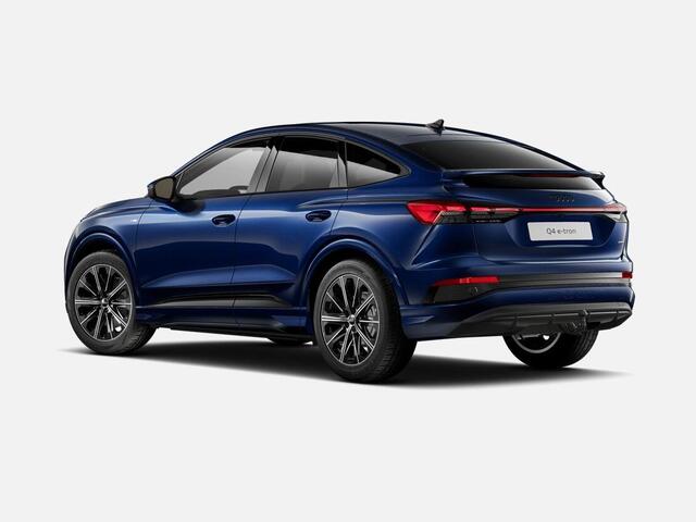 Audi Q4 Sportback e-tron 45 quattro S Edition Competition 286 PK · Sonos Premium sound · Trekhaak elek. wegklapbaar · Elektrische voorstoelen