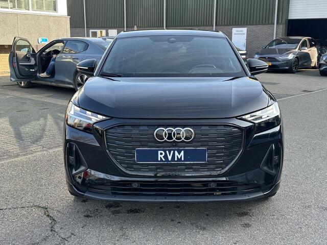 Audi Q4 Sportback e-tron 50 quattro S edition 77 kWh S-LINE BINNEN + BUITEN| SOH 93% | LEER |MATRIX LED| ADAPTIVE CRUISE CONTROL | ELEKTRISCHE ACHTERKLEP| CAMERA| 21 INCH!