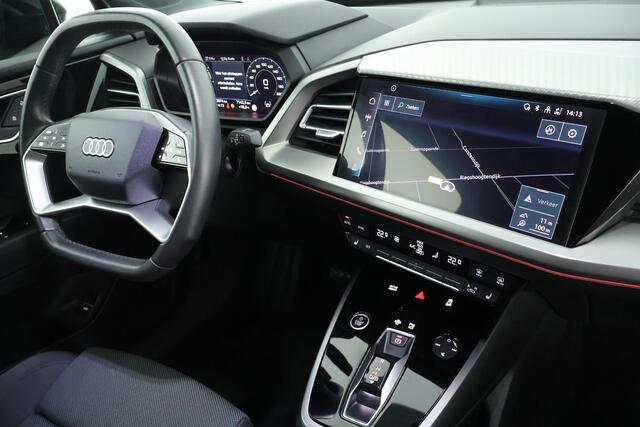Audi Q4 Sportback e-tron 50 quattro 299pk Advanced edition 77 kWh Sonos Camera Adaptive Cruise Stoelverwarming Virtual Cockpit Navigatie