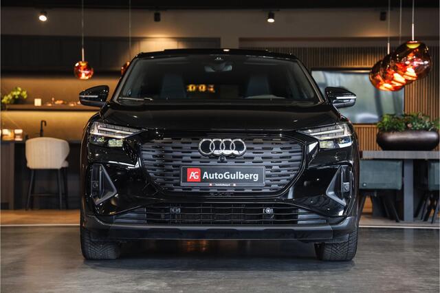 Audi Q4 Sportback e-tron 40 S-Line Black edition 77 kWh Sportstoelen S-Leder, Pano, ACC, Head-up, Matrix, Camera, Virtual cockpit, Spiegel/ Sport Design/ Beveiligings/ Dynamica/ Comfort/ Hulp Advance/ Ambiente+/ Pakket, Lmv.