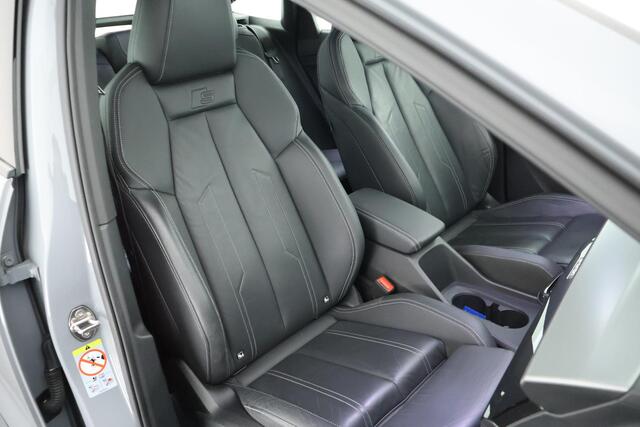 Audi Q4 Sportback e-tron 40 204pk S edition 77 kWh SOH 91% Leder Memory Sonos Head-Up Stoelverwarming Warmtepomp Camera Navigatie 2x S-Line