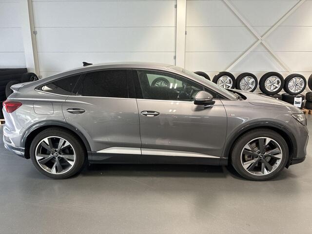 Audi Q4 Sportback e-tron 45 quattro S Edition 77 kWh 265pk · SOH 94,5% · Camera · Matrix LED · Warmtepomp · Head-Up Display · Keyless · Elek. Achterklep · 20"Velgen ·