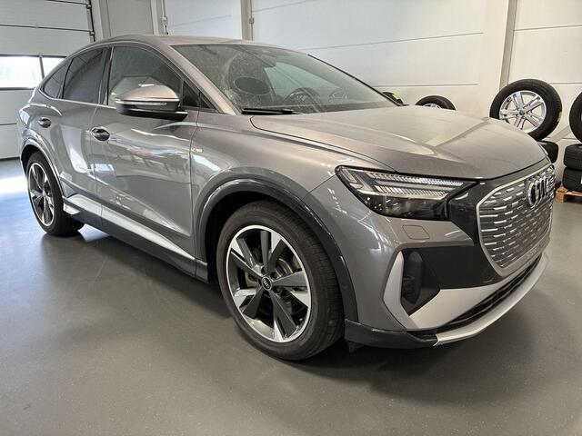 Audi Q4 Sportback e-tron 45 quattro S Edition 77 kWh 265pk · SOH 94,5% · Camera · Matrix LED · Warmtepomp · Head-Up Display · Keyless · Elek. Achterklep · 20"Velgen ·