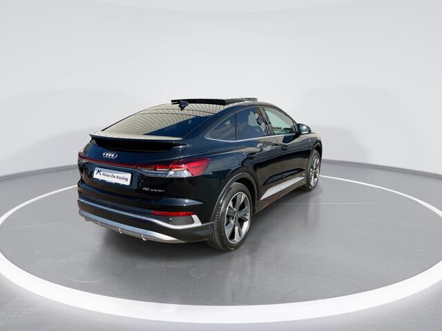 Audi Q4 Sportback e-tron 40 S Line 82kWh / 204pk · Apple/Android Car Play · Adaptive Cruise Control · Navigatie · SONOS · Camera + Parkeersensoren · Drive select · Garantie t/m 26-09-2026 of 60000km