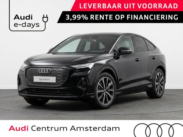Audi Q4 Sportback e-tron 45 S edition Competition 82 kWh 286 pk | Assistentiepakket plus | Optiekpakket zwart plus | Ambient lichtpakket | Stoelverwarming voor |