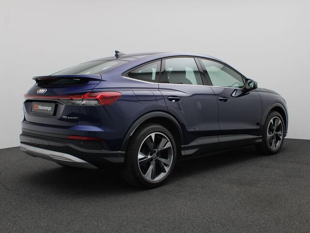 Audi Q4 Sportback e-tron 45 Advanced edition 82 kWh 286PK Aut. Warmtepomp, Keyless, Achteruitrijcamera, Head-Up Display, Adaptieve Cruise Controle, Stoelverwarming
