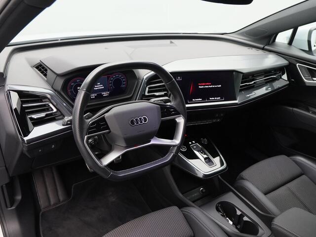 Audi Q4 Sportback e-tron 40 Advanced edition 77 kWh 204 Pk | Trekhaak | Stoelverwarming | Camera | Adaptive Cruise | CarPlay | Matrix LED | 19 Inch | 55.161 Km !!
