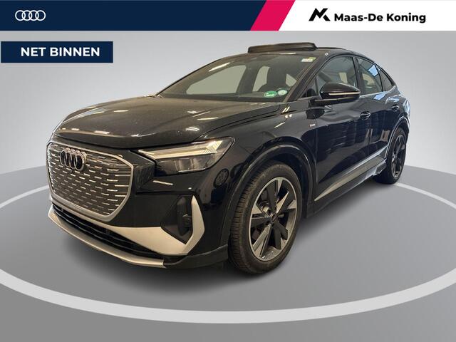 Audi Q4 Sportback e-tron 35 S Edition 55 kWh 170pk · SOH 91,9% · Panoramadak · Camera · Head-Up Display · Keyless · Dodehoeksensor · ACC ·