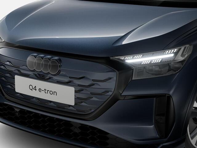 Audi Q4 Sportback e-tron S edition performance 286 PK · Trekhaak elek. wegklapbaar · Privacy glas · Lendensteunen