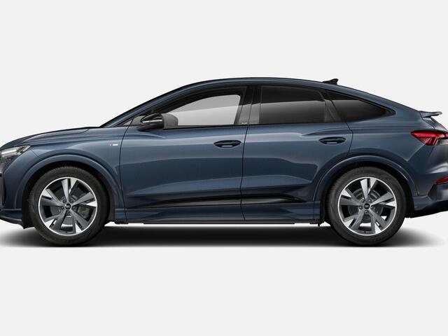 Audi Q4 Sportback e-tron S edition performance 286 PK · Trekhaak elek. wegklapbaar · Privacy glas · Lendensteunen