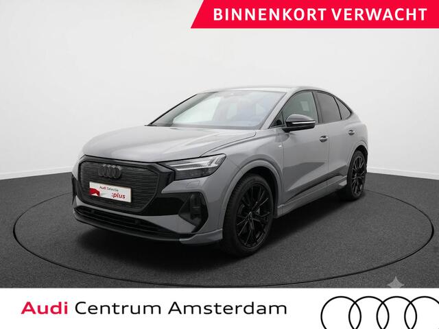 Audi Q4 Sportback e-tron 40 S edition 77 kWh 204pk | Lederen bekleding | 20 inch Lichtmetalen velgen | Parkeercamera | Matrix Led |