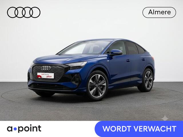 Audi Q4 Sportback e-tron 50 quattro Launch edition S Competition 77 kWh 299pk | Panoramadak | Sonos | Trekhaak | Head Up display | Lederen bekleding