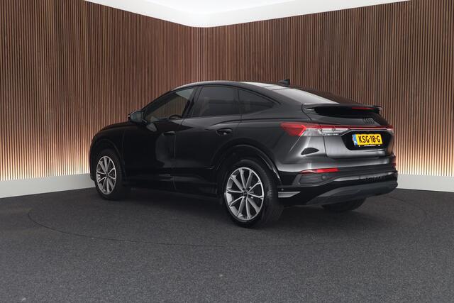 Audi Q4 Sportback e-tron 40 Advanced edition 82 kWh Leder Sportstoelen Stoelverwarming ACC 360Camera Navigatie