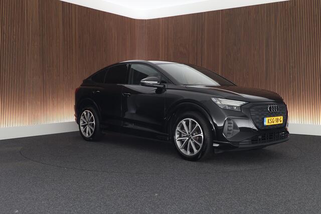 Audi Q4 Sportback e-tron 40 Advanced edition 82 kWh Leder Sportstoelen Stoelverwarming ACC 360Camera Navigatie