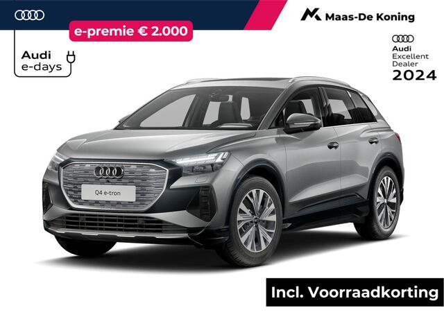 Audi Q4 e-tron 45 quattro Advanced edition 286 PK · Assist. pakket plus · Glazen panoramadak · Comfortpakket · Ambient light