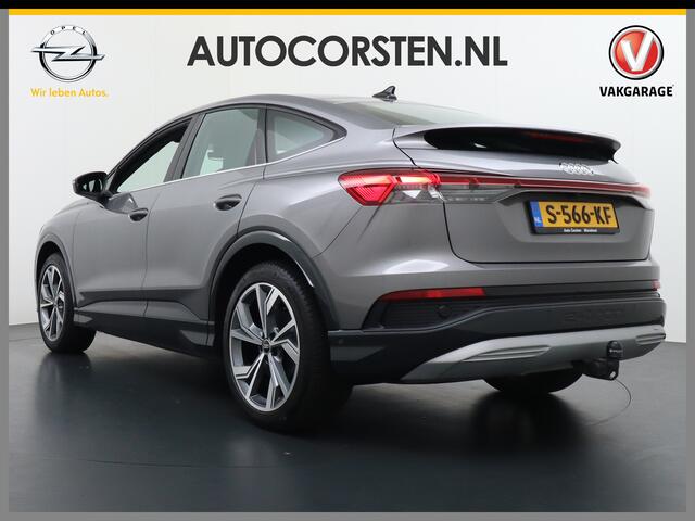 Audi Q4 e-tron 40 204pk 77kWh Adap.Cruise Sport-St. 20" Apple Carplay Android Camera Navi Matrix Led Elek.Achterklep Trekhaak Ecc Stoelverwarming Pdc DAB Wifi Advanced Edition Audi sound system Assistentiepakketten-Parking/Tour/Plus 1e Eigenaar Origineel Nederlandse Aut