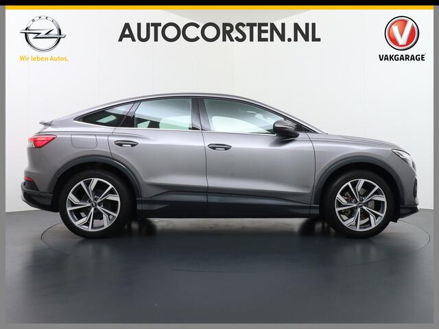 Audi Q4 e-tron 40 204pk 77kWh Adap.Cruise Sport-St. 20" Apple Carplay Android Camera Navi Matrix Led Elek.Achterklep Trekhaak Ecc Stoelverwarming Pdc DAB Wifi Advanced Edition Audi sound system Assistentiepakketten-Parking/Tour/Plus 1e Eigenaar Origineel Nederlandse Aut