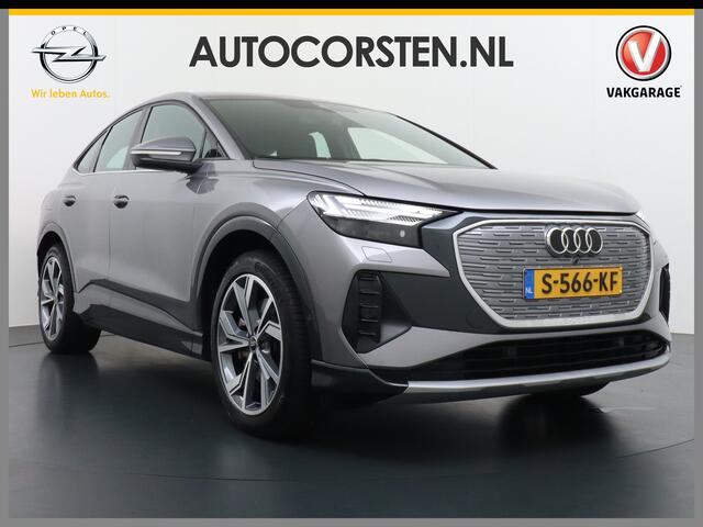Audi Q4 e-tron 40 204pk 77kWh Adap.Cruise Sport-St. 20" Apple Carplay Android Camera Navi Matrix Led Elek.Achterklep Trekhaak Ecc Stoelverwarming Pdc DAB Wifi Advanced Edition Audi sound system Assistentiepakketten-Parking/Tour/Plus 1e Eigenaar Origineel Nederlandse Aut