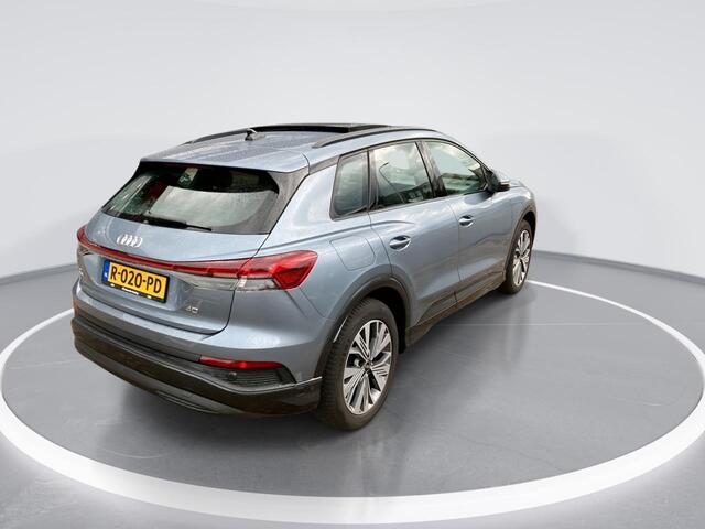 Audi Q4 e-tron 40 Advanced Edition 77 kWh · Panoramadak · Sonos Sound · Camera · ACC · Head-Up Display · Optiekpakket Zwart · Stoelverwarming · Elek. Achterklep ·