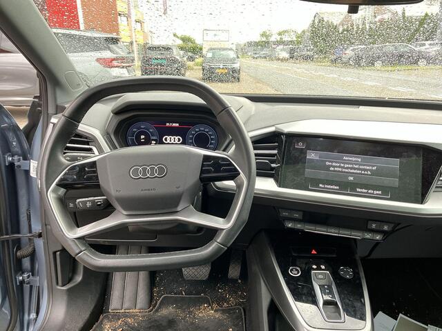 Audi Q4 e-tron 40 Advanced Edition 77 kWh · Panoramadak · Sonos Sound · Camera · ACC · Head-Up Display · Optiekpakket Zwart · Stoelverwarming · Elek. Achterklep ·