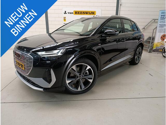 Audi Q4 e-tron 55 quattro S Edition 82 kWh Airconditioning (automatisch) | Audiosysteem | Adaptive cruise controle | Navigatiesysteem | Parkeersensoren