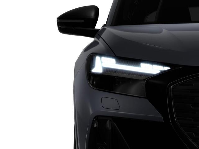 Audi Q4 e-tron 50 quattro Launch edition S Competition 77 kWh | 299 PK | SoH 89% | Warmtepomp | Head-up display | 21" LM velgen | S line | Matrix LED koplampen |