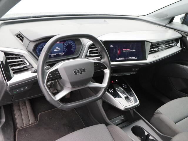 Audi Q4 e-tron 40 205 Pk Automaat Launch edition Advanced 77 kWh SOH 94% | Navigatie | Full LED | Virtual Cockpit | Stoel Verwarming | 19 Inch | 57.210 Km !!
