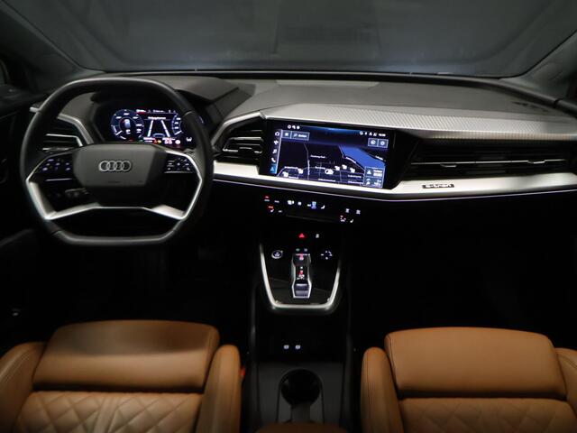 Audi Q4 e-tron 40 Advanced edition 77 kWh [APPLE CARPLAY, ANDROID, ADAPTIVE CRUISE, CAMERA, STOELVERWARMING, PDC V+A, VOL LEDER, CLIMATE, NIEUWSTAAT]