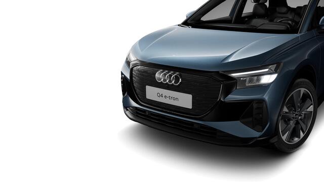 Audi Q4 e-tron 40 Edition 77 kWh Optiekpakket zwart - Comfortpakket - MMI navigatie plus - Assistentiepakket plus - Veiligheidspakket plus - Privacy glas - Delen in glasoptiek zwart - Warmtewerend glas -