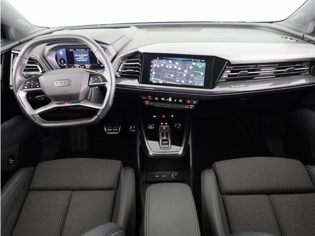 Audi Q4 e-tron 40 Launch edition S Competition 77 kWh 204pk | SoH 93% | Panoramadak | Head-up Display | Navigatie | Stoelverwarming