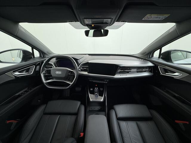 Audi Q4 e-tron 50 Quattro Launch Ed. Advanced Plus 82kWh SOH 95% Leder Warmtepomp Navi Camera Adap.Cruise Elek.Stoelen+Memory+Verwarming Apple Carplay Android Auto Head-Up Pdc Elek.Achterklep DAB Matrix LED Lmv Keyless 1e Eigenaar Origineel Nederlandse Auto Dealeronderh
