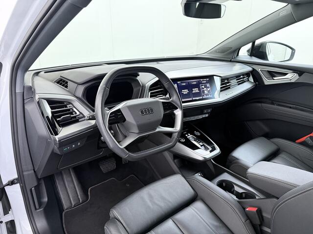Audi Q4 e-tron 50 Quattro Launch Ed. Advanced Plus 82kWh SOH 95% Leder Warmtepomp Navi Camera Adap.Cruise Elek.Stoelen+Memory+Verwarming Apple Carplay Android Auto Head-Up Pdc Elek.Achterklep DAB Matrix LED Lmv Keyless 1e Eigenaar Origineel Nederlandse Auto Dealeronderh