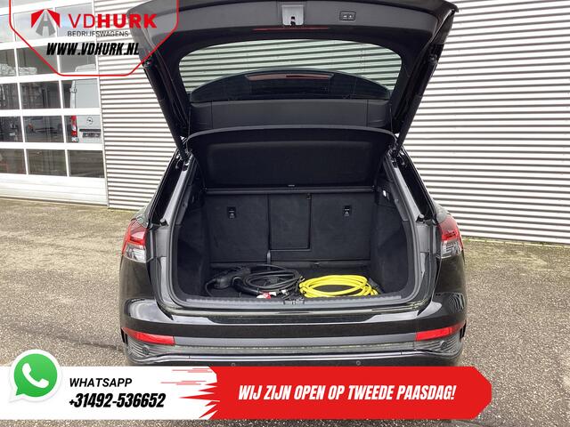 Audi Q4 e-tron 40 77kWh 523 km WLTP S-Line/ Pano/ Keyless/ Virtual Cockpit/ Leder/ Stoelverw./ Elek.Klep/ 20" LMV/ Climate/ PDC