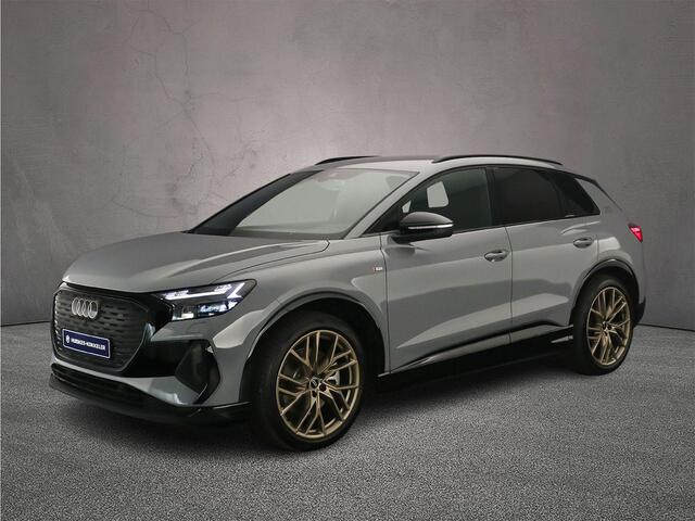 Audi Q4 e-tron 45 quattro S Edition 82 kWh | Trekhaak | Audi Sound | ACC | Matrix | Optiekzwart plus | Parkeerhulp | 21" |