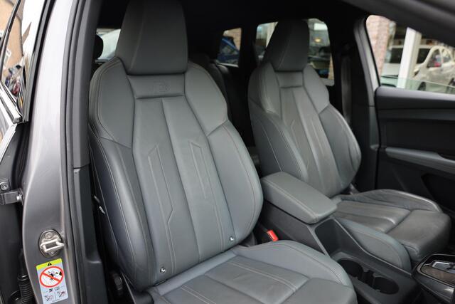 Audi Q4 e-tron 50 quattro S-Line edition 77 kWh TREKHAAK-ELEC. LEER CAMERA DAB CARPLAY COCKPITVIEW NAVI 21"LMV-GOLD ZWARTE-HEMEL 2xPDC ENZ!